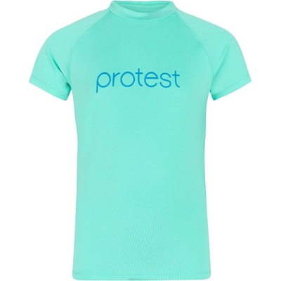 Protest Детска плажна тениска от ликра Protest Kid's PRTSenna Surf T-Shirt Short Sleeve Lycra - Slushy Green - размер 152 (EU) (750-1596-0615)