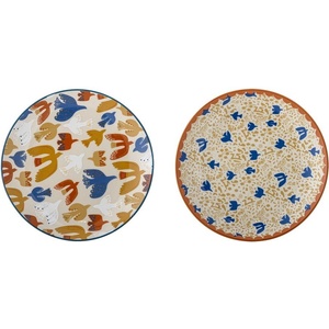 Bloomingville Десертни глинени чинии в комплект 2 бр. ø 20 cm Anniversary - Bloomingville (82073098)
