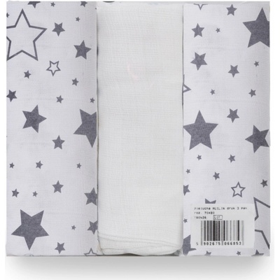 BabyMatex Mušelínové pleny potisk 04 3ks