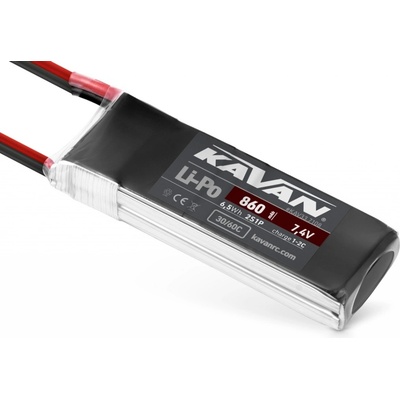 KAVAN Li-Po 860mAh/7.4 V 30/60C Air pack