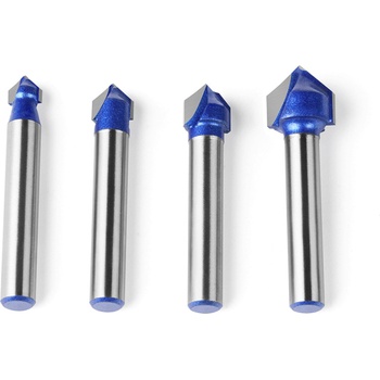 Twotrees 90° V-образни фрези 6 mm - 4 бр - 1 компл (110604416)