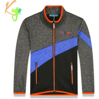 Kugo dětská teplá mikina JK9511 Oranžová