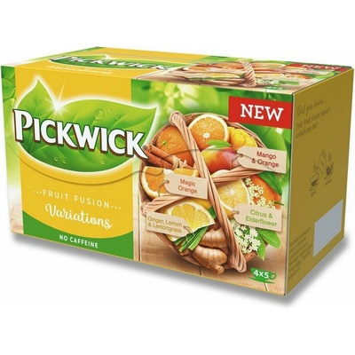 PICKWICK Žlté variácie 20 x 1,94 g