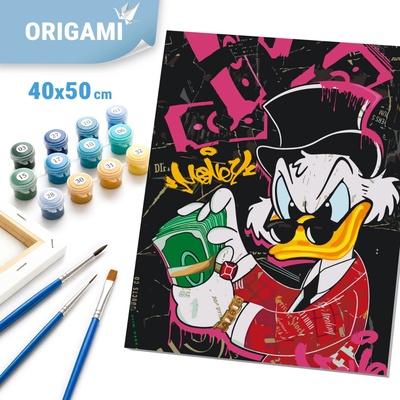 Origami Malování podle čísel na rámu 40 x 50 cm Strýček Skrblík Filmoví hrdinové LW 30050 – Hledejceny.cz