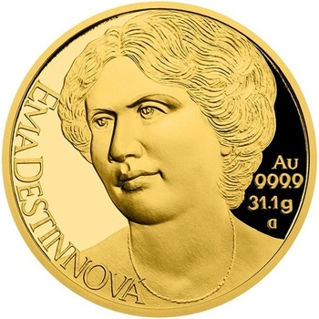 Česká mincovna Zlatá uncová mince Osudové ženy Ema Destinnová 1 oz