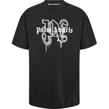 Palm angels Тениска PALM ANGELS Palm La Mono Tee Sn99 - Black Off White