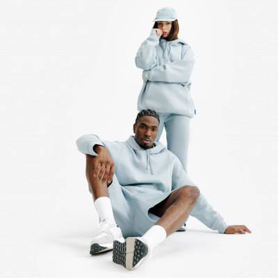 DECATHLON unisex mikina Relax šedá modrá