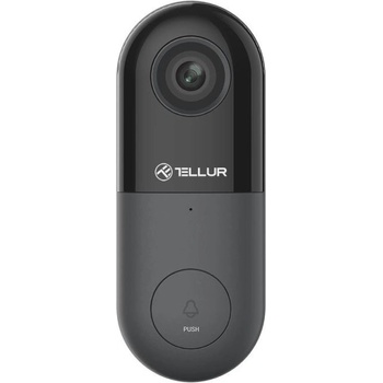 Tellur Video DoorBell WiFi 1080P PIR Wired Black