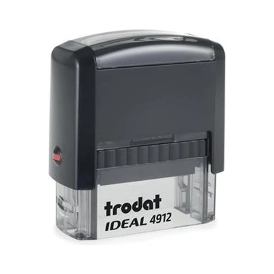 TRODAT Печат, TRODAT "Ideal 4912", черен корпус с черна подложка 4912-P2 (4912-P2)