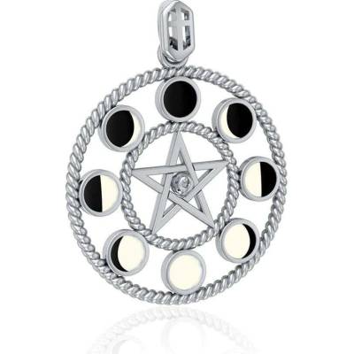 Fantasy Šperky MĚSÍČNÍ FÁZE stříbrný talisman MJW49