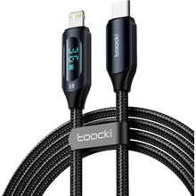 Toocki 054218 USB-C na Lightning, 36W, 1m, černý