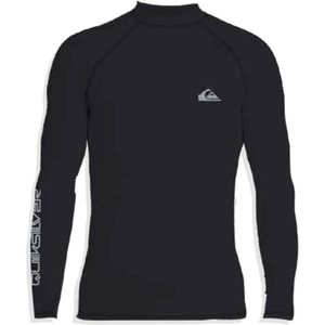 Quiksilver Мъжка плажна тениска от ликра Quiksilver Everyday UPF 50 L/S Lycra - Black - размер M (050-1598-0113)