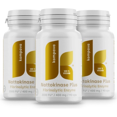 Kompava Nattokinase Plus 400 mg 3 x 90 kapsúl