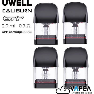 Uwell Caliburn GPP cartridge 2ml 0,9ohm 4Pack