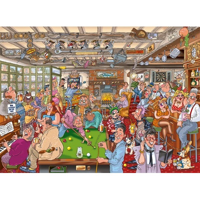 Jumbo Hostinec U Dvou puzzlů 1000 dílků
