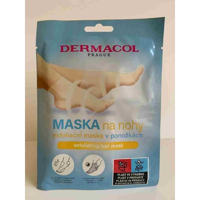 Dermacol Feet Mask Exfoliating exfoliační maska na nohy v podobě ponožek 2 x 15 ml – Sleviste.cz