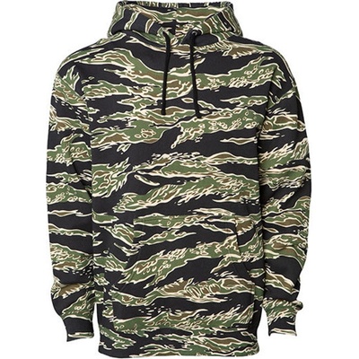 Independent pánska mikina s kapucňou IND4000C Tiger Camo