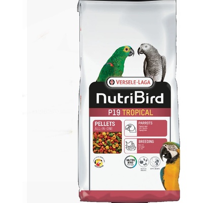 NutriBird P19 Tropical за големи папагали - 10кг