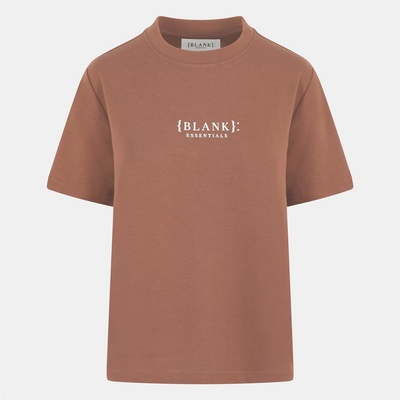 Blank Essentials Дамска тениска Blank Essentials Blank E Core Puff Print T-Shirt Ladies - Wild Poppy