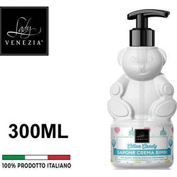 Lady Venezia Bimbi Talco Pudr tekuté mýdlo pro děti 300 ml dávkovač