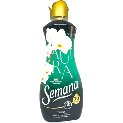 Semana aura омекотител за пране, Smile, 70 пранета, 1400мл