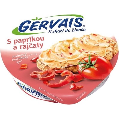 Gervais Čerstvý tvarohový sýr s paprikou a rajčaty 80 g