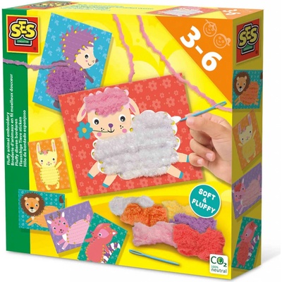 SES Vyšívání zvířátek pomocí příze – Zboží Dáma