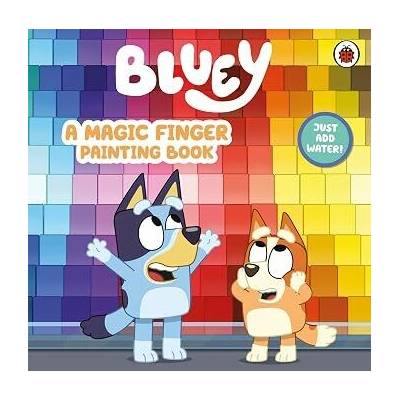 Bluey: A Magic Finger Painting Book Bluey Penguin Random House Children's UK