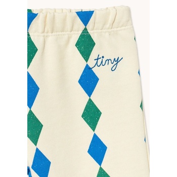 Tinycottons Детски памучен спортен панталон Tinycottons DIAMONDS BABY SWEATPANT (SS26.146)
