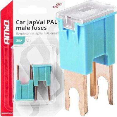 Pojistka JAPVAL PAL samec U 20A AMIO-03405