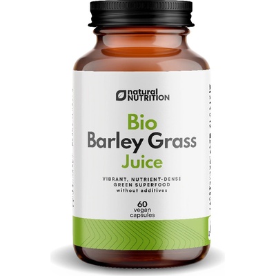 Natural Nutrition Organic Barley Grass Juice kapsle 60 kapslí