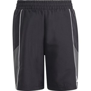 Adidas Детски къси панталони adidas Kid's Color Block Woven Shorts - Black / Grey Six / White - размер 176 (EU) (701-4769-0115)