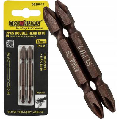 Crownman Sada 2 oboustranných bitů 65 mm CM-0620012