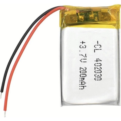 Li-Pol batéria 200mAh, 3.7V, 402030