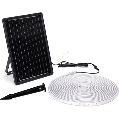 Aigostar - LED RGB регулируема соларна лента LED/10W/3, 2V 10 м IP65 + DO (AI1746)