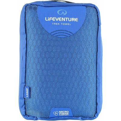 Lifeventure MicroFibre Comfort Trek Towel L Blue 110 x 65 cm