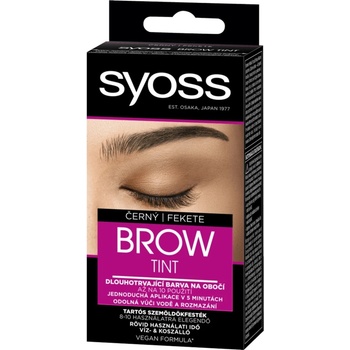 Syoss Brow Tint farba na obočie Black 10 ml