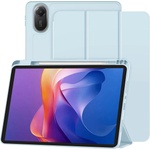 Techsuit Калъф за Xiaomi Redmi Pad 2 - Techsuit - Flex Trifold (с поставка за молив) - Небесно син