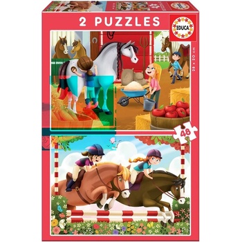 Educa Конна езда - 2х48 части