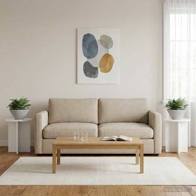 vidaXL Стойка за растения 2 бр. Бял гланц 40 x 40 x 40 cm (899730)