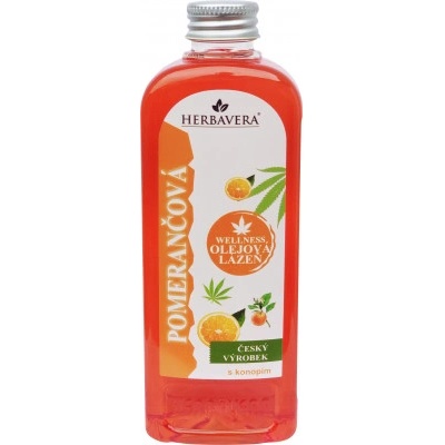 Herbavera Pomeranč Wellness olejová lázeň do koupele 400 ml