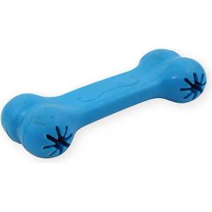 PET NOVA Tpr Гумена костичка за куче, синя - 11см