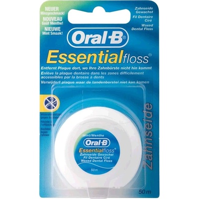 Oral-B Essential Floss zubná niť Mint voskovaná 50 m