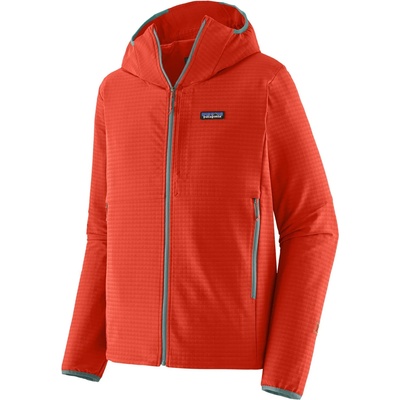 Patagonia Мъжко софтшел яке Patagonia R1 Techface Hoody Softshell jacket - Hot Ember - размер XXL (003-3568-0516)