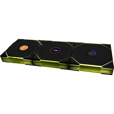 Lian Li UNI FAN TL Wireless LCD 120 Black 3ks 12TLLCD1W3B