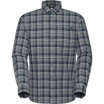 MAMMUT Мъжка риза с копчета Mammut Trovat Summer Longsleeve Shirt - Marine / Strata - размер 3XL (033-2469-0116)