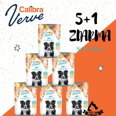 Calibra Dog Verve GF Adult Salmon & Turkey 400 g