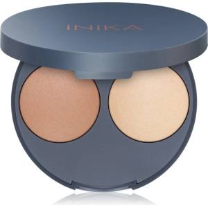 INIKA Organic Contour Duo пудра за контуриране на лицето цвят Almond 5 гр