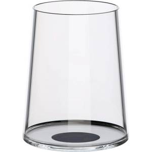Trebonn Комплект 2 бр кристални чаши за бяло вино Trebonn SplitGlass 2025120, 280 мл, Ø7.3x9 см, Модулна система, Черен (SplitGass 2025120)