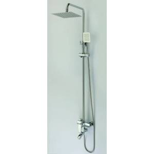 Inter Ceramic Душ система със смесител, пита, слушалка и шлаух ICT 6327 "АЛИС", Inter Ceramic (6327)